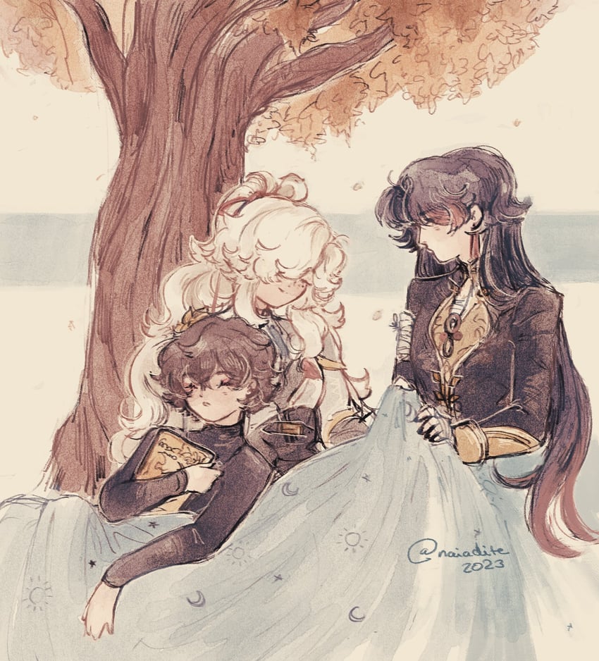 dan heng, blade, and jing yuan (honkai and 1 more) drawn by naiadite