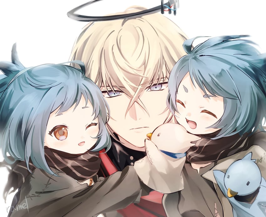 executor, executor the ex foedere, estara, and erendel (arknights) drawn by ramel