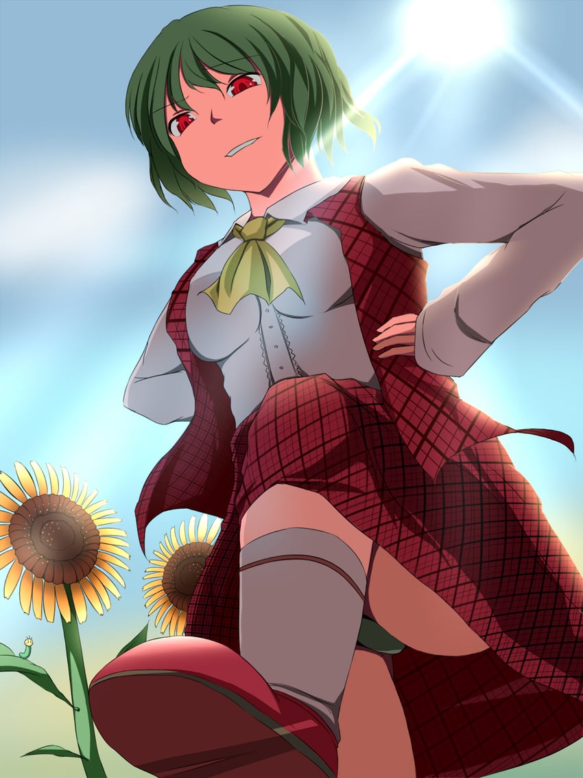 kazami yuuka (touhou) drawn by ago_maguro