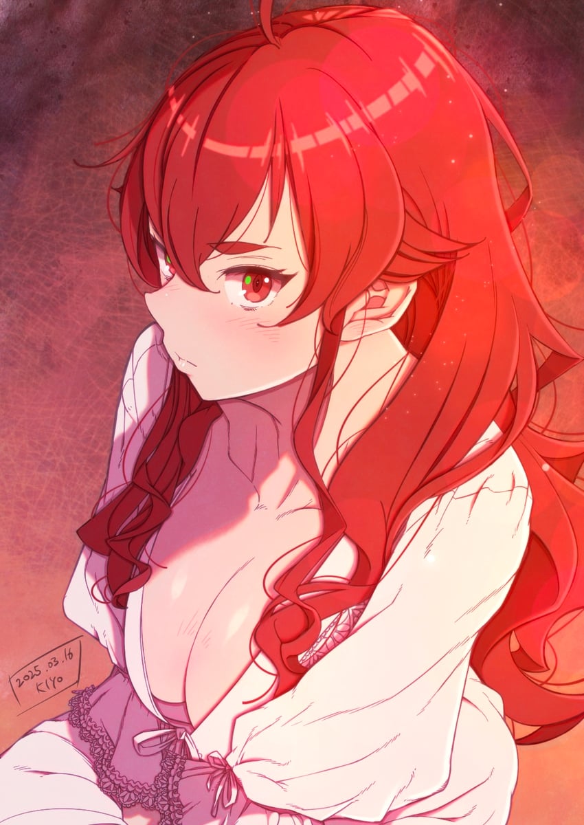 eris greyrat (mushoku tensei) drawn by kiyo_(a_sam_ko)