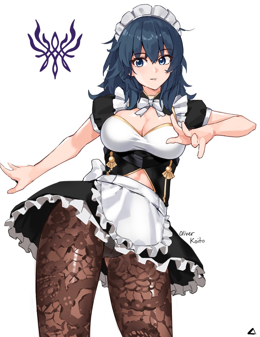 female byleth (fire emblem and 1 more) drawn by oliver_koito