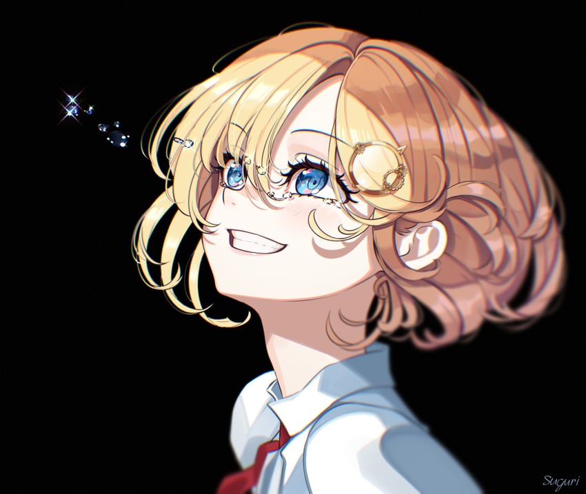 watson amelia (hololive and 1 more) drawn by ruby_suguri
