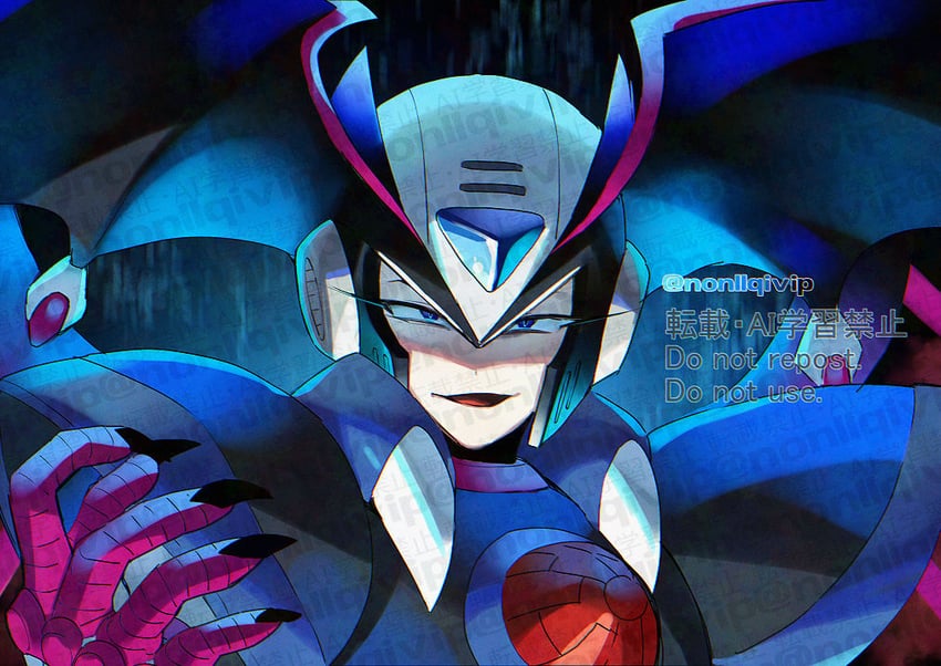 zero and absolute zero (mega man and 2 more) drawn by yamanashi_taiki