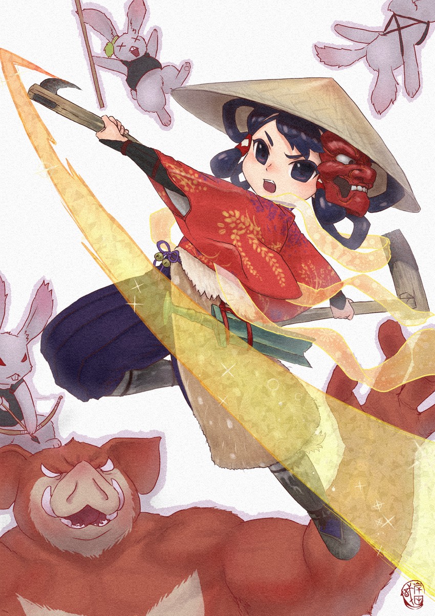 sakuna-hime (tensui no sakuna-hime) drawn by kishida_shiki