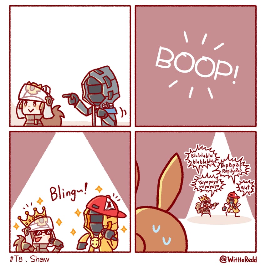 doctor, amiya, and shaw (arknights) drawn by wittle_red