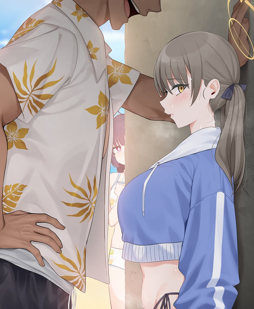 miyu and moe (blue archive) drawn by jjanda