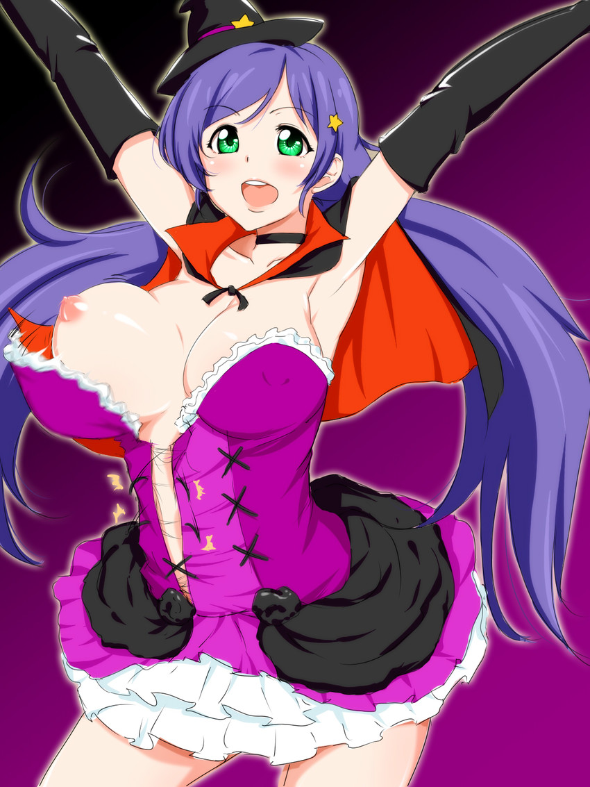 tojo nozomi (love live! and 1 more) drawn by tung