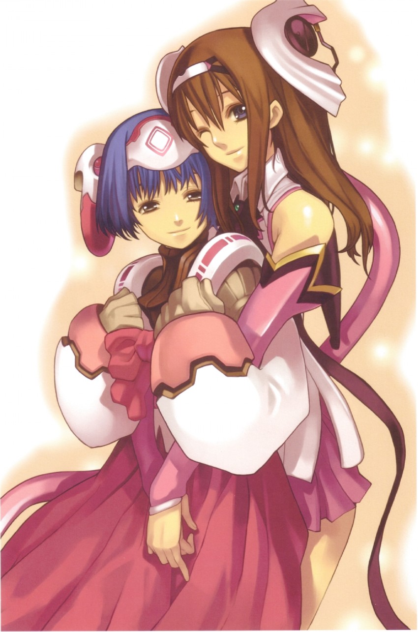 aurica nestmile and meimei (ar tonelico and 1 more) drawn by nagi_ryou