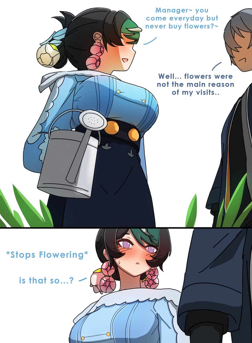 wise and orchidea (zenless zone zero) drawn by dorahdew