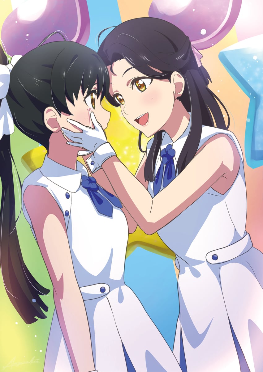 hazuki ren and hazuki hana (love live! and 1 more) drawn by aozora_aoi