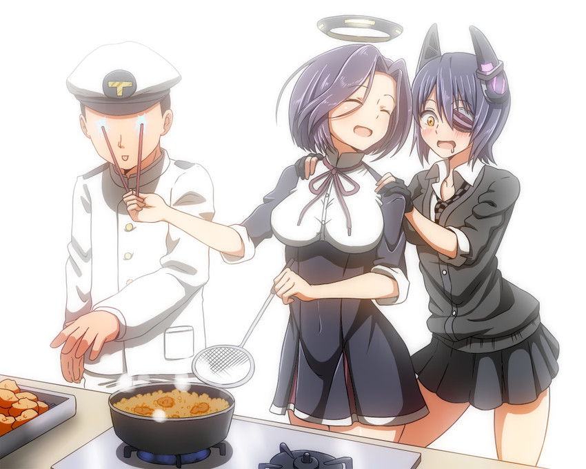 admiral, tenryuu, and tatsuta (kantai collection) drawn by shinori