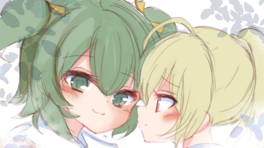 ando tazusa and yoshimura thi mai (assault lily) drawn by irastmanaby