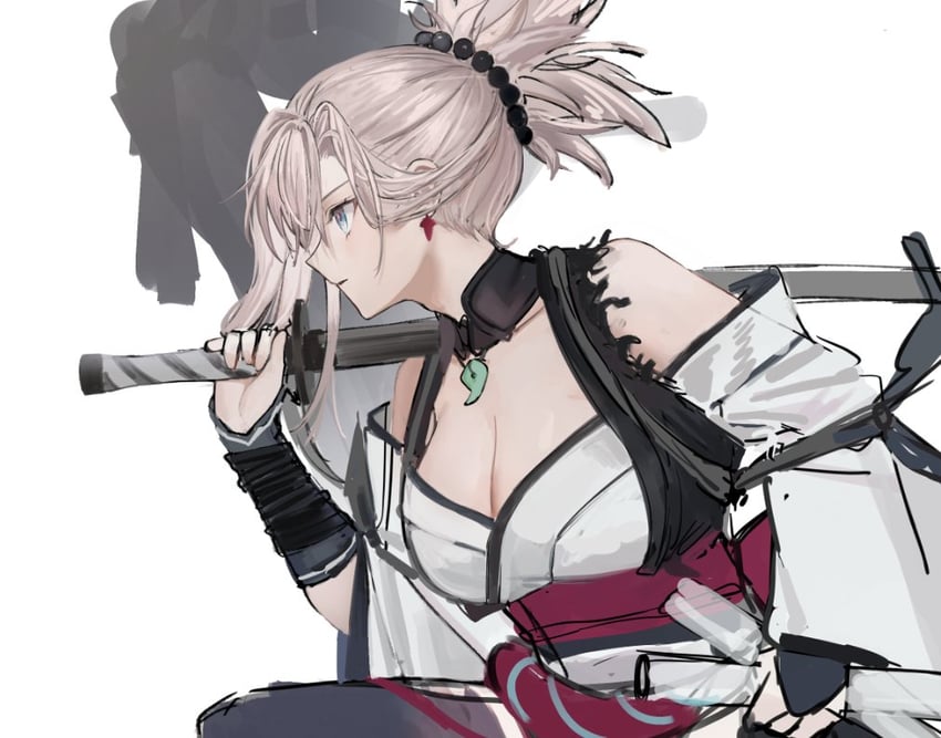 miyamoto musashi (fate and 2 more) drawn by shiro_(siro_kuten)
