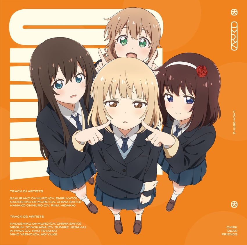 oomuro nadeshiko, miwa ai, yaeno miho, and sonokawa megumi (yuruyuri and 1 more)