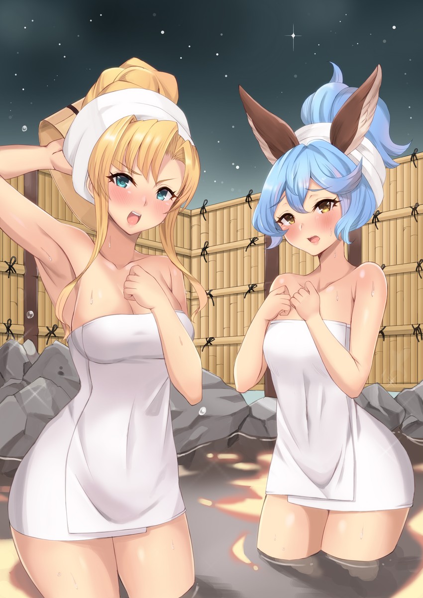 zeta and ferry (granblue fantasy) drawn by pm_tii_(matuko1024)