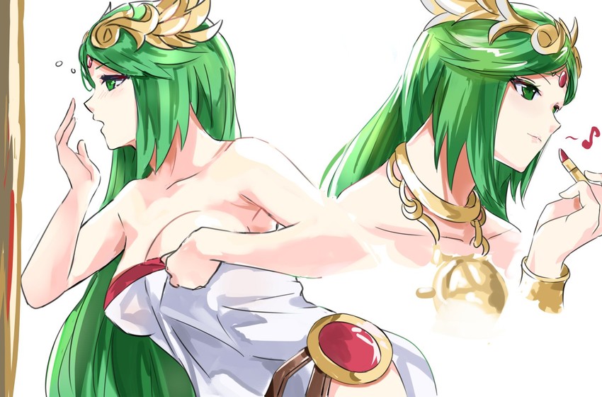 palutena (super smash bros. and 2 more) drawn by tomas_(kaosu22)