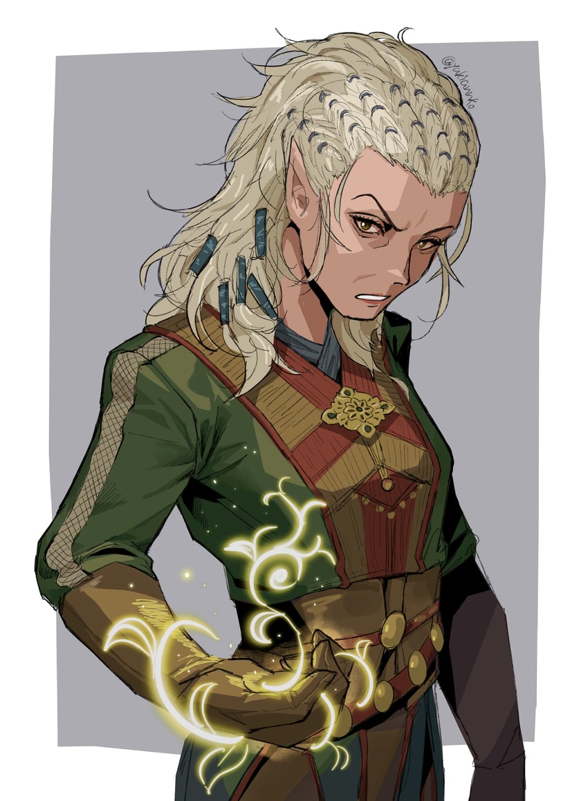 jaheira (dungeons & dragons and 2 more) drawn by sho_dora