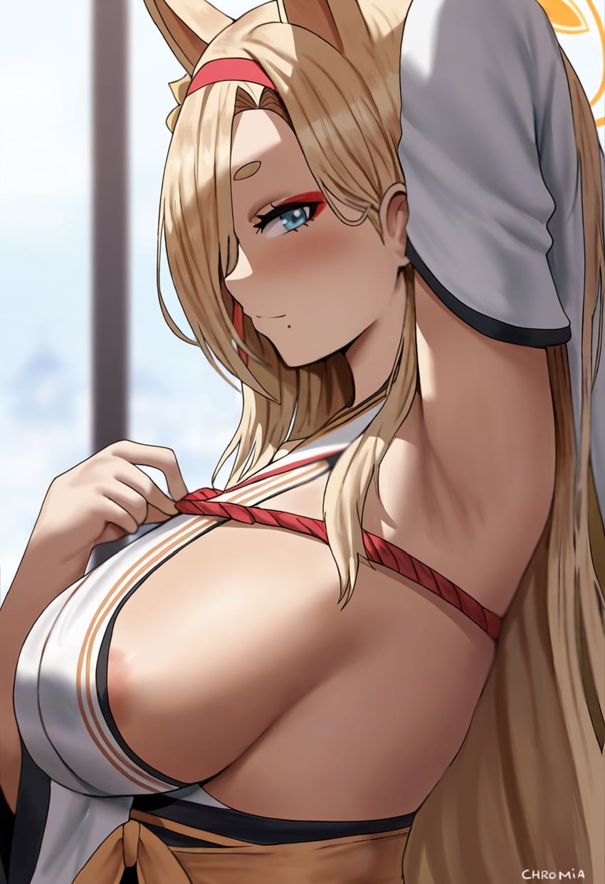 kaho (blue archive) drawn by chromiaart