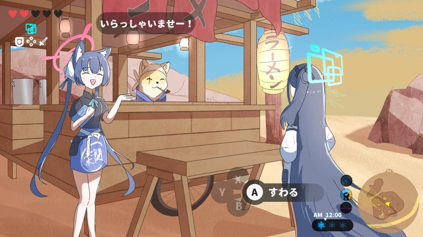 aris, serika, and master shiba (blue archive and 2 more) drawn by miaki_(mi_autumn39)