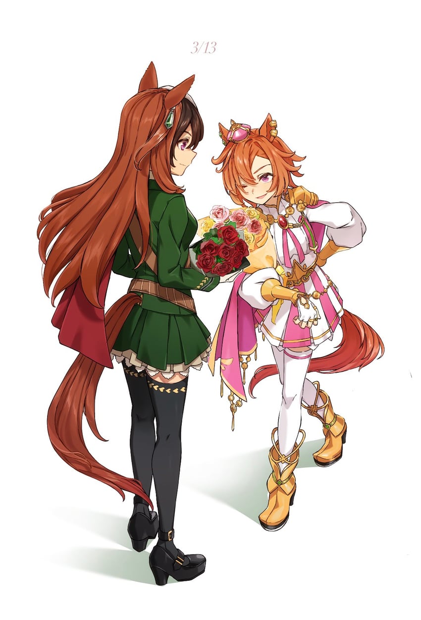 symboli rudolf and t.m. opera o (umamusume) drawn by nanaheibei_3