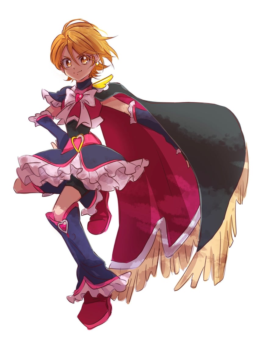 misumi nagisa and cure black (precure and 3 more) drawn by fpminnie1