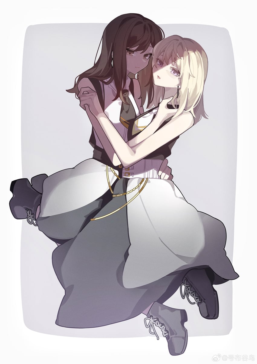 misumi uika and sumita mana (bang dream! and 1 more) drawn by haobuguniao