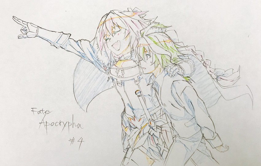 astolfo and sieg (fate and 1 more) drawn by ruketai