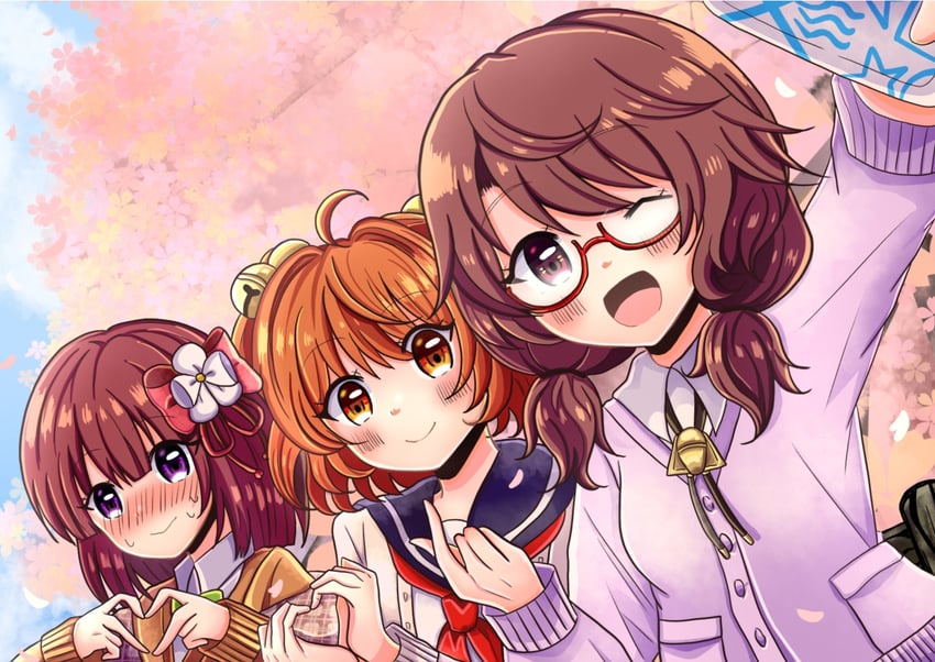 hieda no akyuu, motoori kosuzu, and usami sumireko (touhou and 1 more) drawn by kuronon