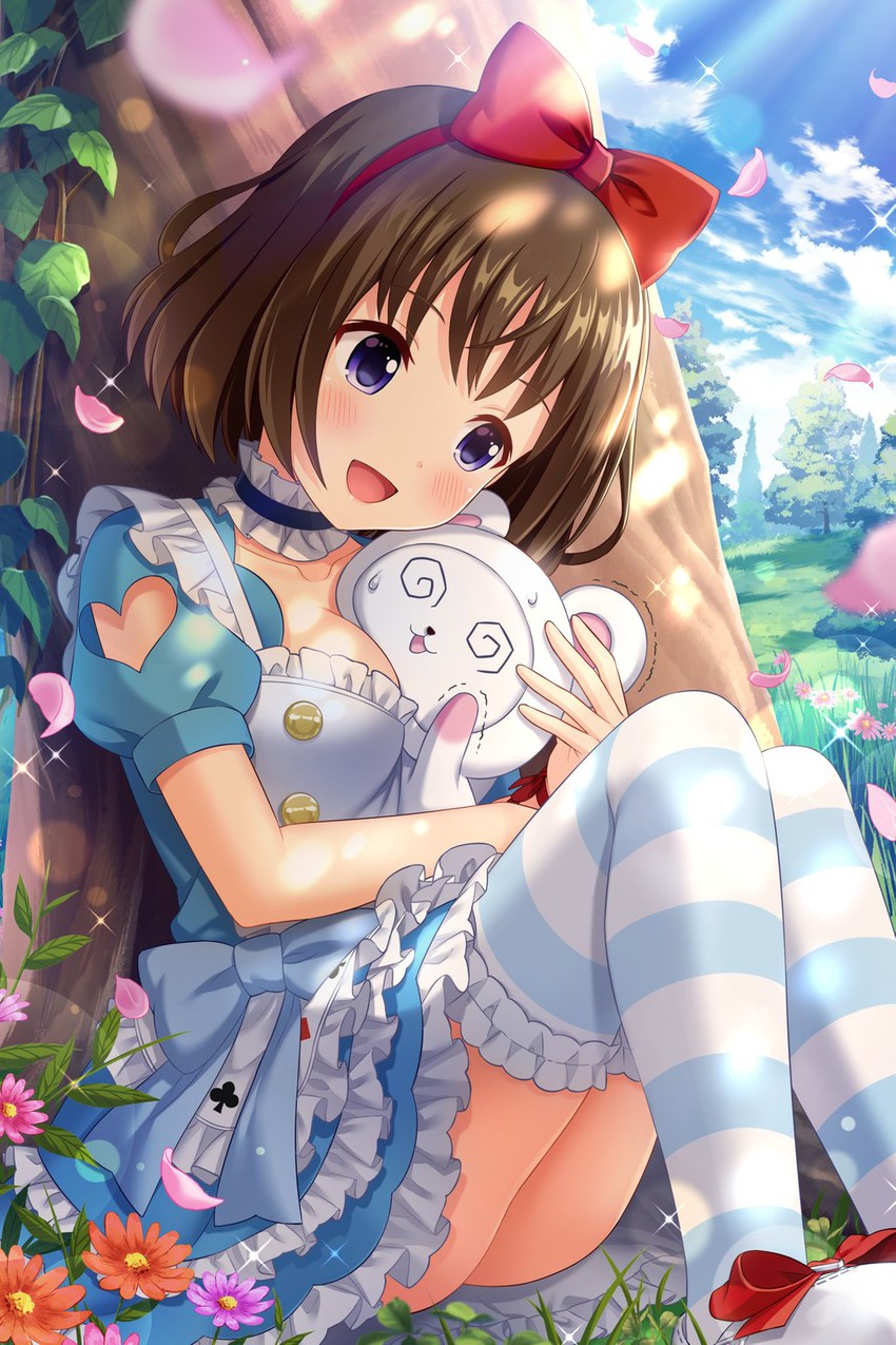 alice, asahina nono, and melo (alice's adventures in wonderland and 1 more)