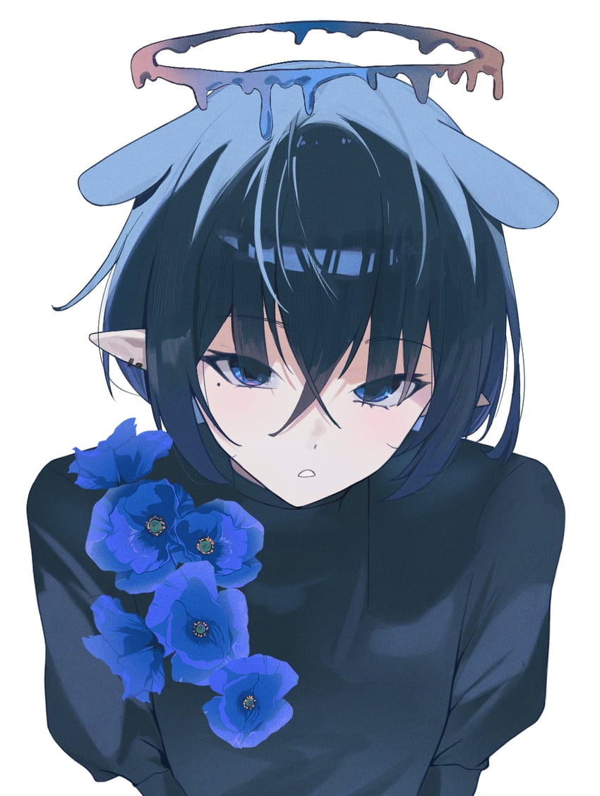 ninomae ina'nis (hololive and 2 more) drawn by ku_roiko