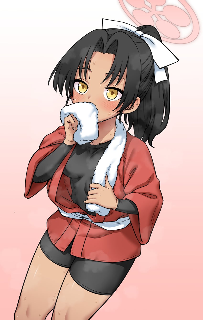 rickshaw student (blue archive) drawn by itou_yuuji