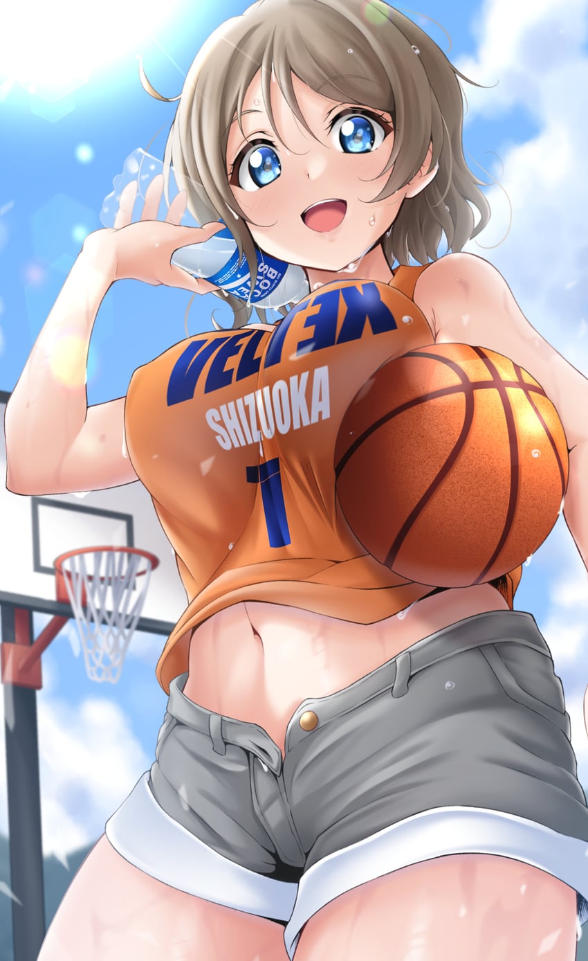 watanabe you (love live! and 1 more) drawn by kirisaki_reina
