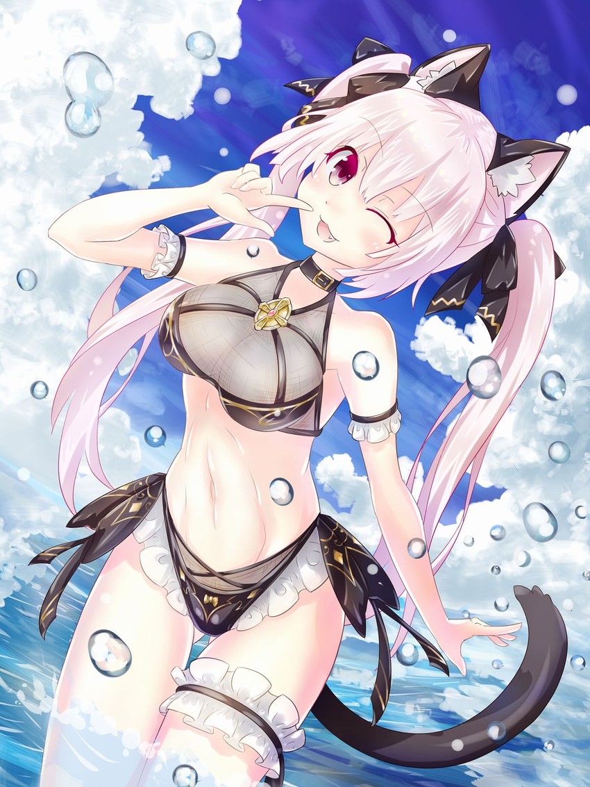 kuronekohime (neptune and 1 more) drawn by kazuneko_(wktk1024)