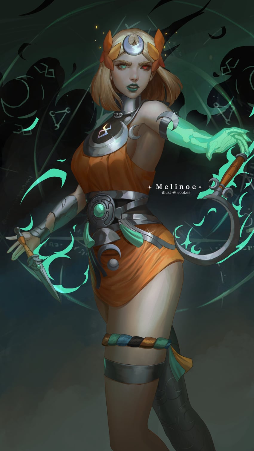 melinoe (hades and 1 more) drawn by yuki_lu