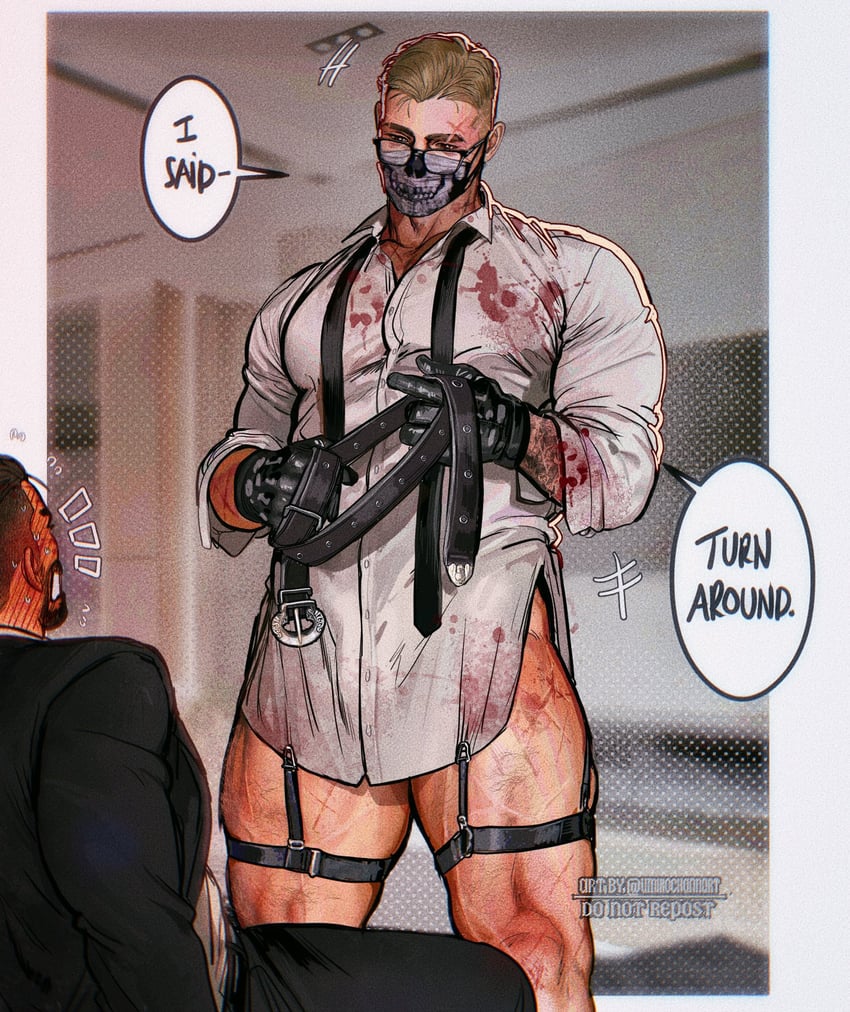 ghost and soap (call of duty and 1 more) drawn by umikochannart