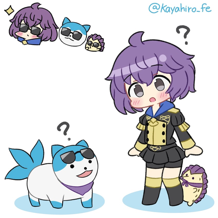 bernadetta von varley and sommie (fire emblem and 1 more) drawn by hiro_kayama