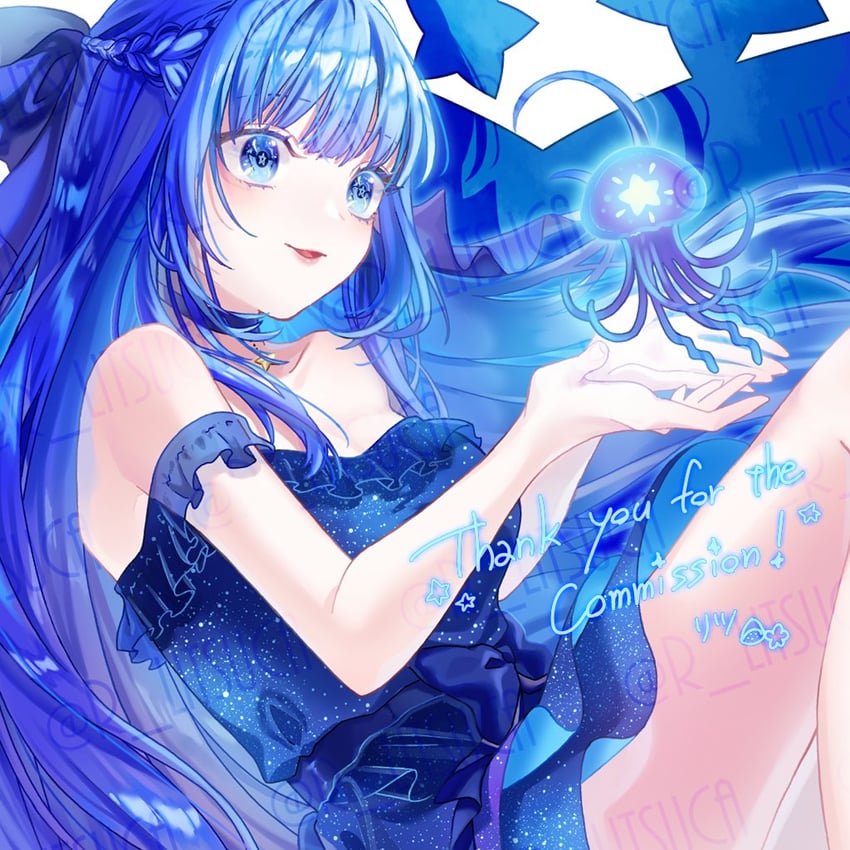 brue sreasta (indie virtual youtuber) drawn by ritsu_(r_litsuca)