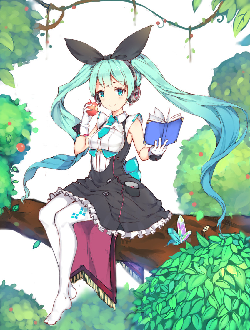 hatsune miku and magical mirai miku (vocaloid and 1 more) drawn by n2co