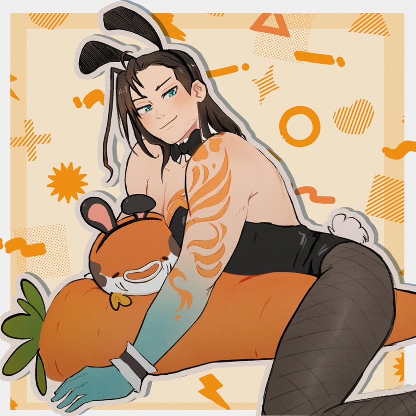 josuiji shinri and koipanion (holostars and 1 more) drawn by inchells