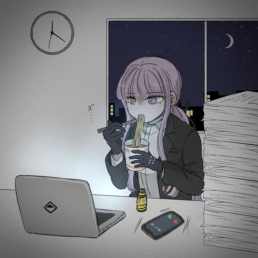 kirigiri kyoko (danganronpa and 1 more) drawn by miriiin_dr