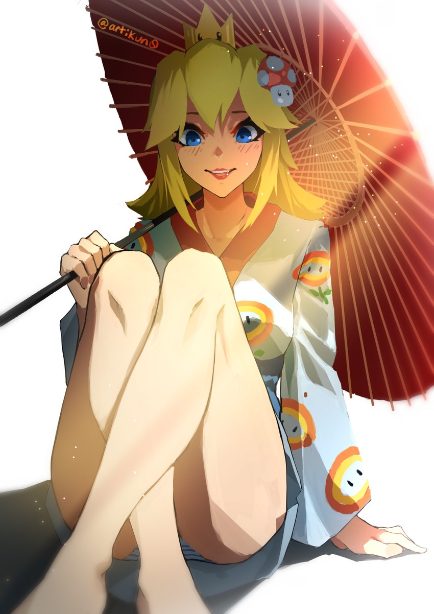 princess peach (mario and 1 more) drawn by kuno_(runkunochan)