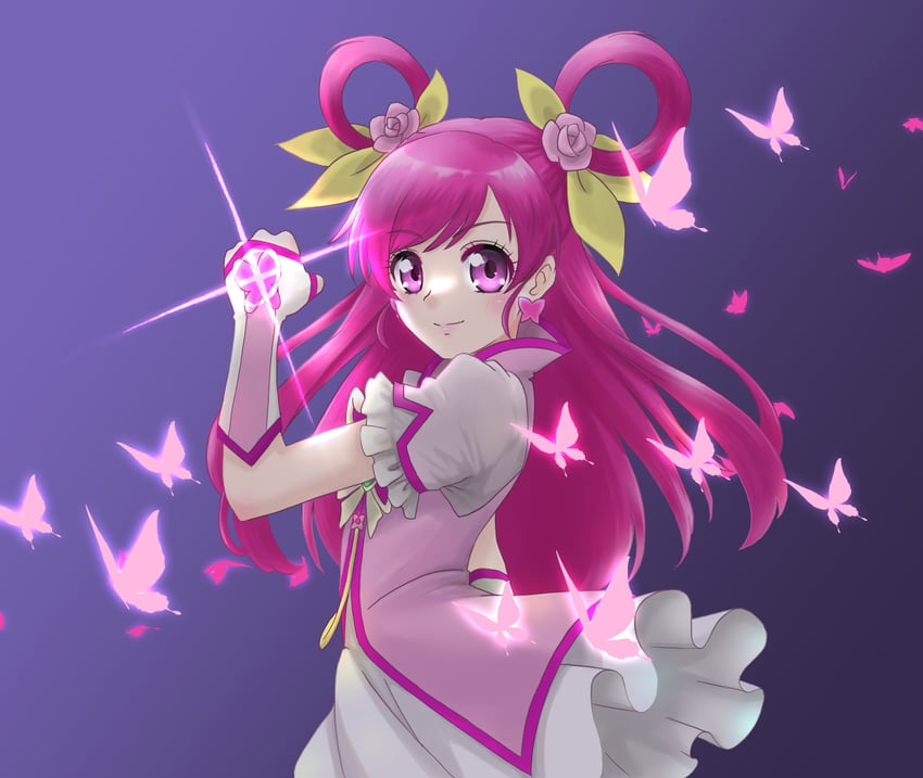 yumehara nozomi and cure dream (precure and 2 more) drawn by egillust2