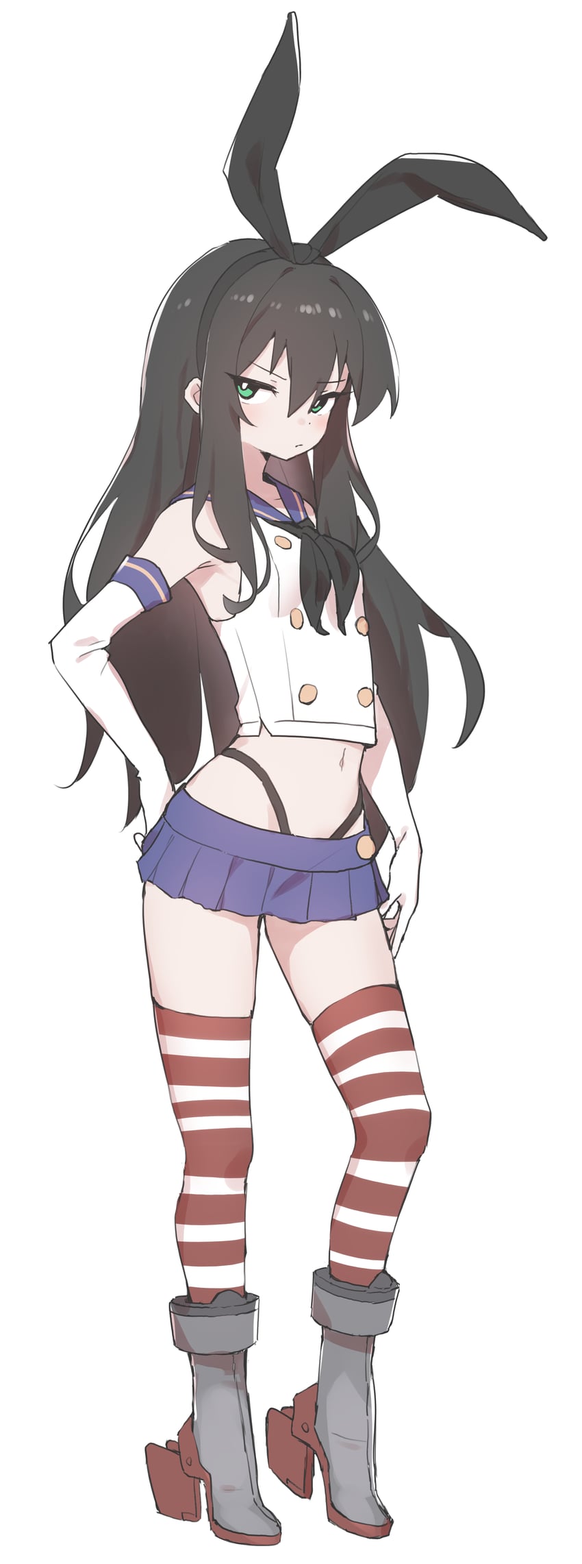 shimakaze and ceres (original and 1 more) drawn by hoplitx