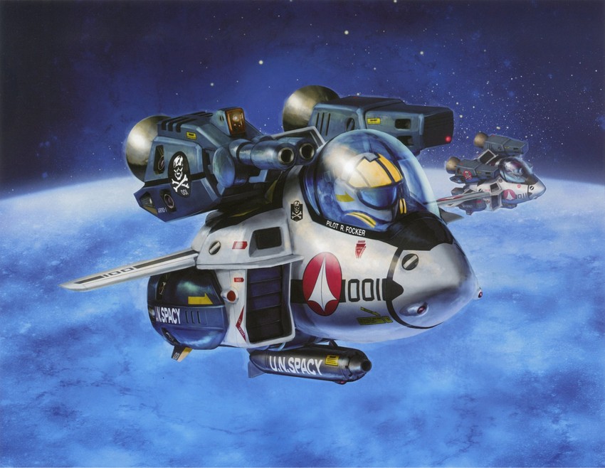 vf-1, ichijou hikaru, vf-1s, vf-1a, vf-1 super, and 2 more (macross and 2 more) drawn by tenjin_hidetaka