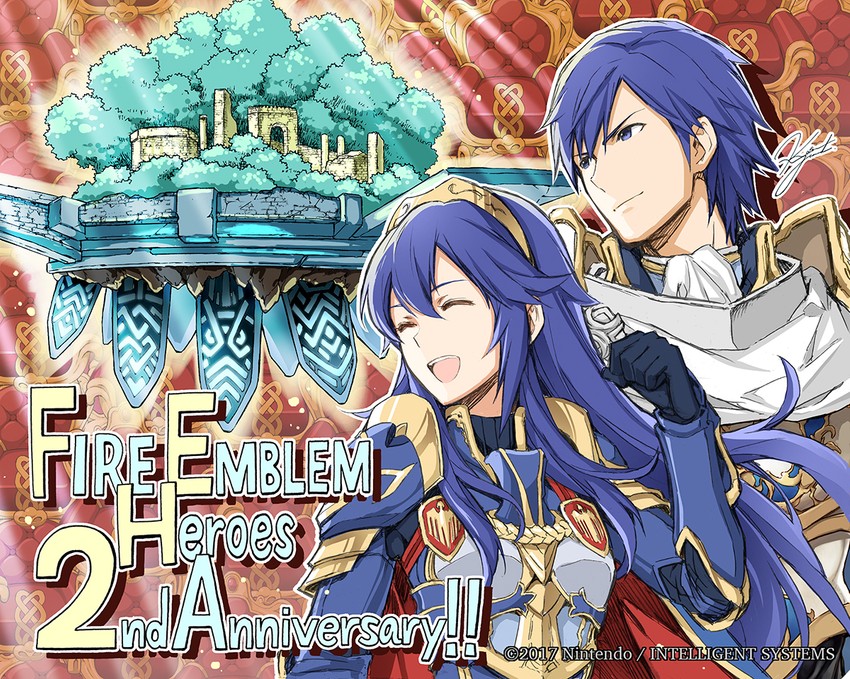lucina and chrom (fire emblem and 2 more) drawn by yamada_koutarou