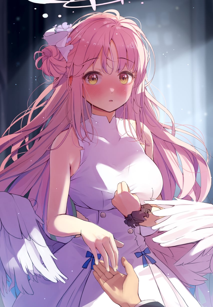 sensei and mika (blue archive) drawn by nira_(vira)