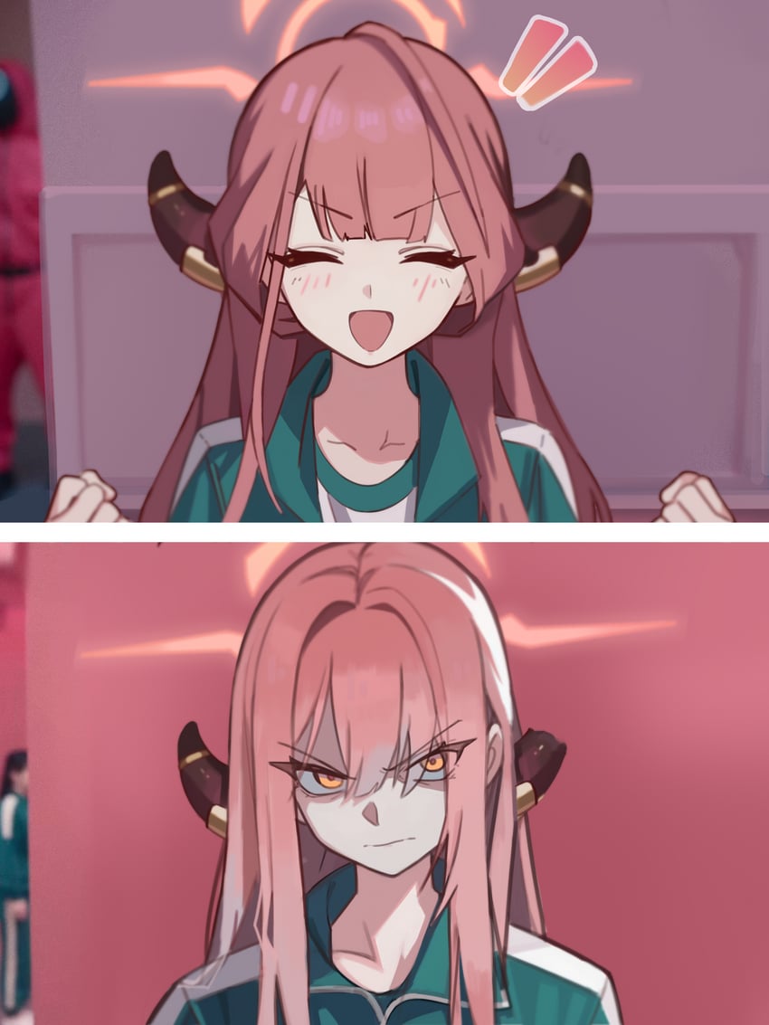 aru (blue archive and 1 more) drawn by rehu_(astd5787)