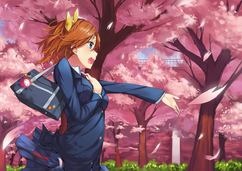 kosaka honoka (love live! and 1 more) drawn by neko7