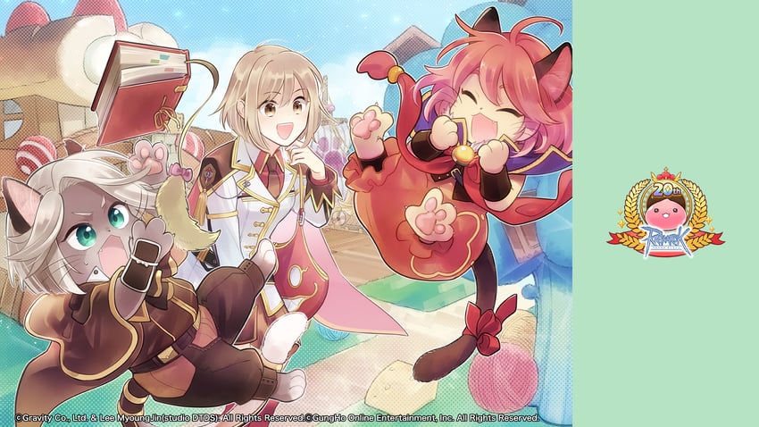 poring, genetic, and summoner (ragnarok online) drawn by fujioka_youko