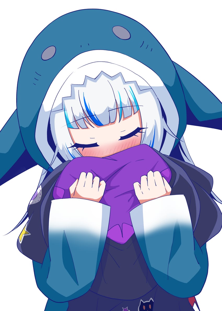 gawr gura (hololive and 1 more) drawn by takapyon_higashi